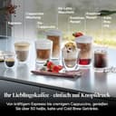 De’Longhi Eletta Explore - Perfetto Kaffeevollautomat mit LatteCrema-Milchaufschäumer, 50 Getränke inklusive Cold Brew auf Knopfdruck, farbiges Touch-Display, Dunkelgrau (ECAM452.67.G) - 3