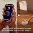 Owlet Dream Duo – Smartes Babyphone mit App | Sensorbasierte Babyüberwachung mit Dream Sock®, 2K HD Kamera, Schlaftracking & Echtzeit-Benachrichtigungen | WLAN | Dusty Rose - 6