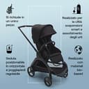 Bugaboo Dragonfly, Passeggino Leggero e Compatto per Bambini, Chiusura Facile a Una Mano in Tutte le Posizioni, Sospensioni Complete, Cesta Portaoggetti XL, Telaio Black e Cappottina Midnight Black - 5