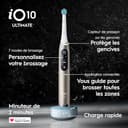 Oral-B iO Series 10 Electric Toothbrush/Electric Toothbrush, Includes 1 Brush Head, 1 iO Sense Fast Charging Station, 1 Charging Travel Case, 1 Brush Head Case, Lunar Gold - 2