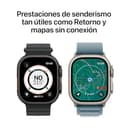 Apple Watch Ultra 3 GPS + Cellular, Reloj prémium para Running y Multideporte con Caja de Titanio Resistente de 49 mm y Pulsera Milanese Loop en Titanio Negro - Talla L.Monitores avanzados de Salud - 5