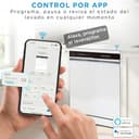 Midea Lavavajillas 60 cm+++ Blanco para 14 servicios - Lavaplatos libre instalación - Compacto con 10 Programas de Lavado integrable - Filtro Antibacterias y Programación Horaria Nuevo Modelo - 3