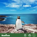 Bambaw Set posate in bambù | Legno | Kit posate ecologico | Coltello, forchetta, cucchiaio e paglia | Posate da viaggio | Da campeggio con custodia | Vino - 6