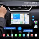 Haudio 2 Din Car Radio with Wireless CarPlay & Android Auto, 7 Inch IPS Screen Car Stereo with Mirror Link, GPS, Voice Control, SWC/FM/RDS/AM, 25 Sets UI Fit All Cars, With Rear View Camera 2+64G - 3