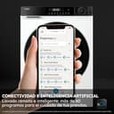 Haier X 5 HWD100-BP16357US Lavadora Secadora, Capacidad 10KG+6KG, Motor Inverter, WIFI, Tecnología Antibacterias, Refresh, Inicio diferido, DetectorKG, 60CM Ancho, 1600 RPM, 16 programas, Blanco - 4