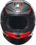 AGV K-6 S Slashcut Helmet, black/grey/red, S (55/56) - 7