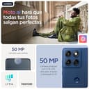 Motorola Edge 60 24GB (8GB+16GB RAM Boost)/512GB Gibraltar Sea, Pantalla Super HD de 6,67”con Cuatro Bordes curvos, Cámara Sony LYTIA™ 700C de 50MP, Moto ai, Durabilidad Militar, Batería 5200 mAh - 4