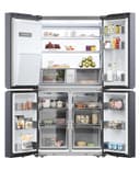Haier Cube 90 Serie 7 Frigorifero Americano Side by Side, Total No Frost, 601L, Dispenser Acqua, Inverter, Brushed Black - H:177,5cm L:90,8cm P:65,9cm - HSW5918ENMP - 3