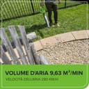 Greenworks 40V Aspiratore Soffiatore a Batteria per Foglie, Motore Brushless, 280km/h, 9,63m³/min, Sacco di Raccolta da 45L, Due Batterie 2Ah e Caricabatterie, Garanzia 3 Anni GD40BVK2X - 6
