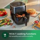 Philips Airfryer 3000 Series XL, 5.6 L, See-through window, 14-in-1 Cooking Functions, 90%* Less fat with RapidAir Technology, HomeID app, Easy to Clean (HD9257/88) - 3