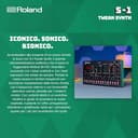 Roland AIRA Compact S-1 Tweak Synth | Micro Polysynth Ultra-Portatile con Funzioni Avanzate | D-Motion Sound Control | Batteria Wireless da 4,5 Ore | Leggero e Robusto - 3