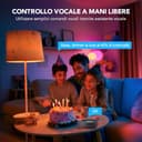 Bratek 2 Lampadine Smart E27 Compatibili con Alexa, Google Home, App Tuya, SmartLife - 11W, 1050 Lumen, Dimmerabili, LED RGB e LED CCT per Multicolore e Bianchi Perfetti - Equivale a 90W Incandescenza - 3