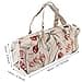 Wakects Borsa Fatto A Mano Borsa Aghi Da Maglia in Tessuto Canapa con Motivo Fiori, Organizzatore di Stoccaggio Tessuto Con Fori Traspiranti Per L'Archiviazione di Viaggio Ufficio - 4