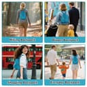 AOTIAN Nylon Lightweight Sturdy Little Casual Backpack 7 L Turquoise - 6