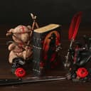 ANANYOM Handmade Leather Journal, Arciero Storica vintage Leather Journal (Multi colour) Notebook With 200 Blank Deckle Paper, Unruled, Brass Clasp Lock journal for Men & Women, Multi Colour - 3