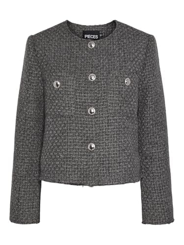 PIECES Female Jacket PCNUA, Dark grey blend