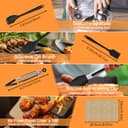 Zubehör Airfryer für Ninja Foodi MAX Dual Zone Heißluftfritteuse AF400EU AF300EU AF400EUCP DZ400EUSTGD, 2×Silikonform Heissluftfritteuse 9,5L, Weiteres Zubehör im Lieferumfang Enthalten - 6