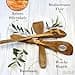 Cooking Spoon Set, Olive Wood - Handmade Set of Wooden Cooking Spoon and Spatula as an Individual Gift - 2