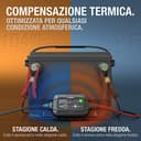 NOCO GENIUS2: Caricabatterie Intelligente 2A 6V/12V – Mantenitore di Carica e Desolfatatore con Protezione da Sovraccarico e Compensazione Termica – Per Batterie al Piombo e Litio - 4