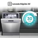 Hisense HS622E10X - Lavavajillas, Capacidad para 13 servicios, 60 cm, Programa ECO, Silencioso, 2, Filtro autolimpiable, Contador digital, Libre instalación, Inox - 4
