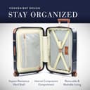 Bric's carrello Bellagio Trolley 55 cm Blue/Tan blu scuro - 4