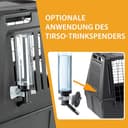 Ferplast Hundebox Auto, Atlas CAR 80 Scenic, extra Belüftung, Ablagefach, Doppelte Schiebeöffnung mit Sicherheitshaken, Abtropfmatte L 82 x W 51 x H 61 cm – Max 20 kg - 9