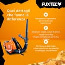 Soffiatore a scoppio a spalla/a zaino FUXTEC FX-LB133T, più di 300km/h (186mph), 0.9kW, 1.2hp, motore miscela di benzina a 2 tempi 33cc, imbottitura - facile soffiatura delle foglie o della neve - 3