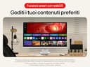 LG 32U721SA Monitor Smart 32" 4K, HDR, webOS con app di streaming, Wi-Fi, Bluetooth, AirPlay, Screen Share, Browser Internet, Speaker Stereo 10W, USB-C (65W), HDMI, Hub USB, Telecomando, Bianco - 2