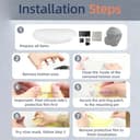 Antiempañamiento para Shoei GT Air – Lente interior antivaho para visera Pinlock, casco de moto, adecuado para Shoei GT Air3/Air2/Air, Neotec3/Neotec2/Neotec, X Spirit 3/X Spirit 2, Nxr, Qwest - 4