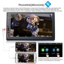 iFreGo Doppel Din Autoradio mit Wireless CarPlay & Wireless Android Auto, Autoradio Bluetooth, Autoradio mit Navi 7 Zoll Bildschirm,RDS/AM/FM Radio,GPS,7 LED Farben,Mirror Link,USB,Ladefunktion - 3