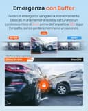 70mai A800SE Dashcam 4K+1080P GPS WiFi, Doppia Telecamera Auto Fronte/Retro, F1.55, HDR, Visione Notturna, ADAS, Schermo 3", Parcheggio 24/7, Supporta fino a 512GB (scheda SD non inclusa) - 4