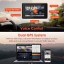 VANTRUE E2 Dash Cam Front and Rear 2.7K+2.7K, 5G WiFi GPS Dashcam for Cars Voice Control, Car Camera 160 Wide Angle, WDR, Night Vision, 24H Buffered Parking Mode G-Sensor, Support 512GB Max - 5
