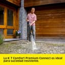 Kärcher hidrolimpiadora K 7 Comfort Premium Connect, presión: máx. 180 Bar, caudal: 600 l/h, área: 60 m²/h, Manguera de Alta presión, Tambor para Manguera, Control Mediante App - 2