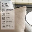 Topfinel Juego 2 Fundas Cojines Cama Sofas de Chenilla Algodón Lino Duradero Almohadas Decorativa de Color sólido para Sala de Estar, sofás, Camas, sillas Dormitorio Jardín Coche 45x45cm Caqui - 3