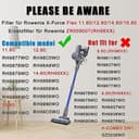 BAMBOOST HEPA Filter für Rowenta X-Force Flex 11.60 / X-Force Flex 14.60/15.60 Akku-Staubsauger ，Filter Ersatz für Rowenta ZR009007, 2 Stück - 3