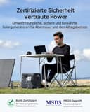 BLUETTI Elite 200 V2 Tragbare Powerstation & Charger 2 (separat lieferbar), 2073,6Wh Backup mit 2 2600W AC Ausgängen, 1200W Generator-Ladegerät, 2,4 Std. schnelle Auto-Ladung, ideal für Camping, RV - 4