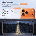 Niphabe 3 Pezzi Vetro Temperato per iPhone 17 pro con 3 Pezzi Protezione Fotocamera,Pellicola Prottetiva Anti Graffio Durezza 9H,Installazione Facile Senza Bolle,HD Chiaro,Ultra Resistente - 4