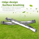 2 Stück Mähmesser Mähroboter Messer 28cm Ersatzmesser Messerklingen Kompatibel mit Stihl iMow Mähroboter RMI Viking MI 632 632 P 632 C 632 PC Rasentrimmer Rasenroboter Messer Rasenmähermesser - 6