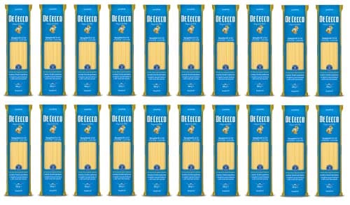 20 x Pasta De Cecco 100% Italian Spaghetti 12 Noodles 500 g