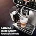 Philips 5400 Series Bean to Cup Coffee Machine – 12 Coffee Varieties, LatteGo Milk Frother, Fastest-to-Clean, Ceramic Grinder, Fully Automatic Espresso & Cappuccino maker – Black, Silver (EP5446/70) - 5