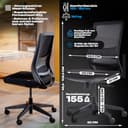 VALKENSTOL M2 Bürostuhl Ergonomisch Testsieger, Einstellbarer für maximale Bewegungsfreiheit, Rückenfreundliche Bürostühle, Lendenwirbelstütze Schreibtischstuhl für Büro und Home Office Chair - 5