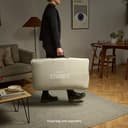 Snuz Pod Studio Next to Me Krippe – tragbares, leichtes Babybett mit Reißverschluss an der Wand, 3D atmungsaktive Matratze und 6 Höheneinstellungen – ideales Heim- und Reisebett mit Rollen, Stockholm - 10