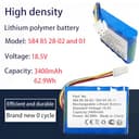 Aousavo (3400 mAh) 584 85 28-02 Replacement Battery Compatible with Husqvarna Automower 310 Model 2015, 2016, 2017, 2018; Automower 315 Model 2015, 2016, 2017, 2018; Automower 315X Battery - 3