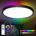 ANTENLICHT LED Deckenlampe Smart 24W Kompatibel mit Alexa und Google Assistant Ø30cm, Steuerbar via App mit 16 Millionen DIY Farben, Wifi Deckenleuchte mit Fernsteuerung für Schlafzimmer, Wohnzimmer - 1