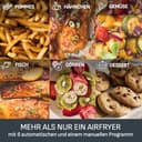 Tefal Dual Easy Fry Heißluftfritteuse 8,3 L – Airfryer mit 2 Kammern & XL-Schublade, 7 Programme, 2700 W, Extra-Crisp-Technologie, fettarm frittieren & energiesparend, spülmaschinenfest EY9018 - 7