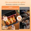 Cosori Dual Blaze Air Fryer WiFi 6,4L, Freidora de Aire sin Aceite 11 en 1, Temperatura y Tiempo Ajustables, 90+ Recetas en la App Creadas por Chef en Español, Apto para Lavavajillas, Roja - 4