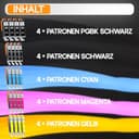 Supply Guy 580XXL 581XXL Druckerpatronen kompatibel mit Canon 580 581 Patronen passend für Pixma TR8550 TS705 TS705a TS6350 TS6350a TS6351 TS6351a TS6300 TS9550 Multipack 20x PGI-580 CLI-581 Patronen - 5