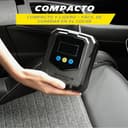 MICHELIN 009541 Mini Compresor de Aire 12V – Inflador de Neumáticos para Coche – Presión Programable 8 Bar 138W – Infla un Neumático en 1min30 – Boquilla de Conexión Rápida – 3 Adaptadores - 5