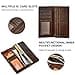BRASS TACKS Leathercraft Leather Wallet Portrait Format Vintage Handmade Wallet Multi Card Slots with ID Window Unique Timeless Design Waterproof (Brown) - 5