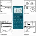 Casio FX-7400GIII Grafikrechner Cyan Display (Stellen): 21 batteriebetrieben (B x H x T) 87.5 x 21.3 - 4